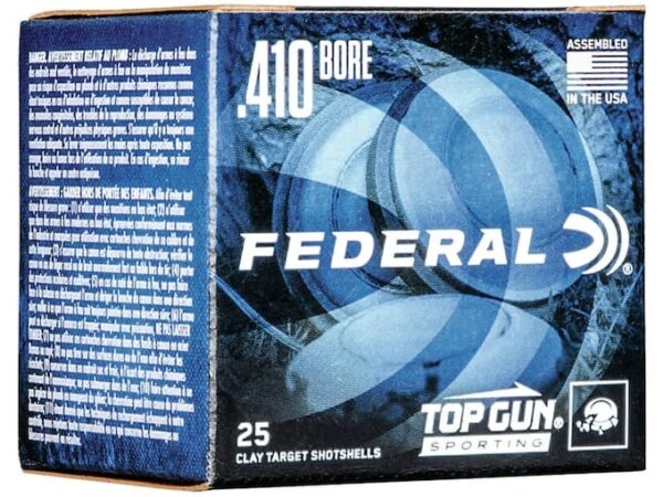 Federal Top Gun Sporting Ammunition 410 Bore 2-1/2" 1/2 oz 1000 rounds