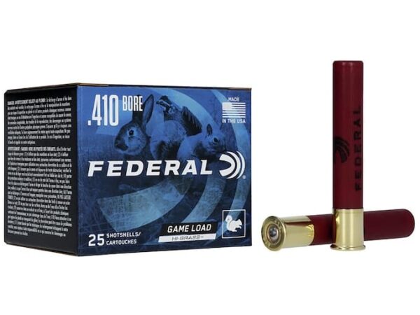 Federal Game Load Upland Hi-Brass Ammunition 410 Bore 500 rounds