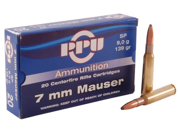 Prvi Partizan Ammunition 7x57mm Mauser (7mm Mauser) 139 Grain Soft Point  500 round