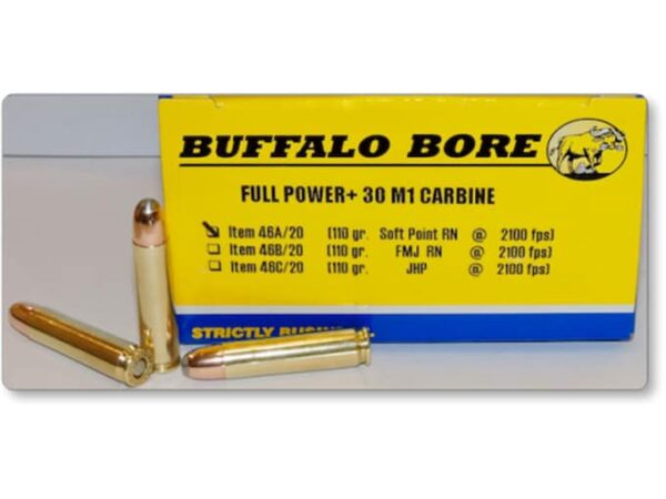 Buffalo Bore Ammunition 30 Carbine 110 Grain Soft Point 500 rounds