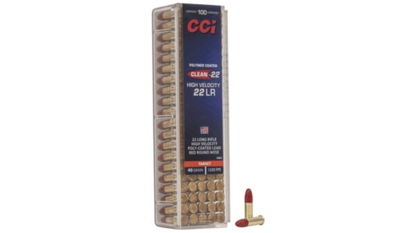 CCI Ammunition Clean-22 .22 Long Rifle 40 grain Lead Round Nose Rimfire Ammunition