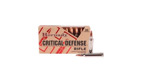 Hornady Critical Defense Ammunition 223 Remington 55 Grain FTX 500 rounds