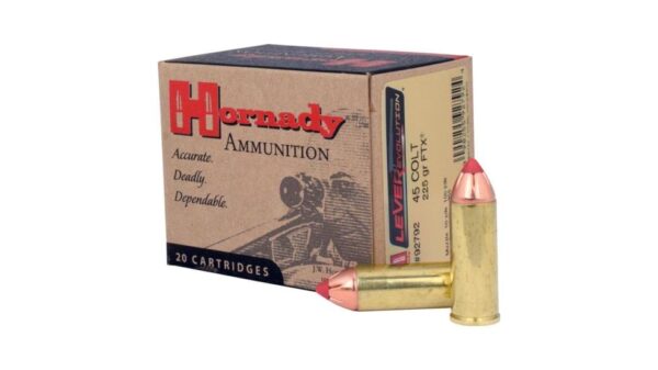 Hornady LEVERevolution .45 Colt 225 Grain Flex Tip eXpanding Centerfire Pistol Ammunition 500 ROUNDS