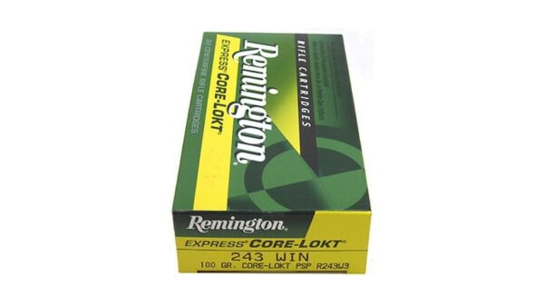 Remington Core-Lokt .243 Winchester 100 Grain Core-Lokt Pointed Soft Point  500 rounds